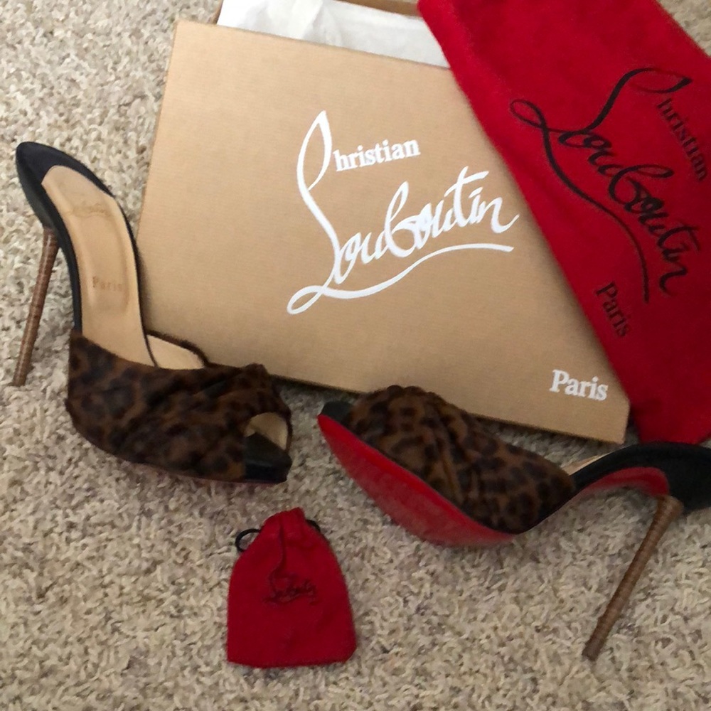 Christian Louboutin BettyBoo Leopard Pumps